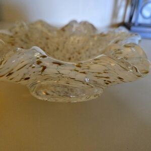 1950s Murano Copper Aventurine Bowl